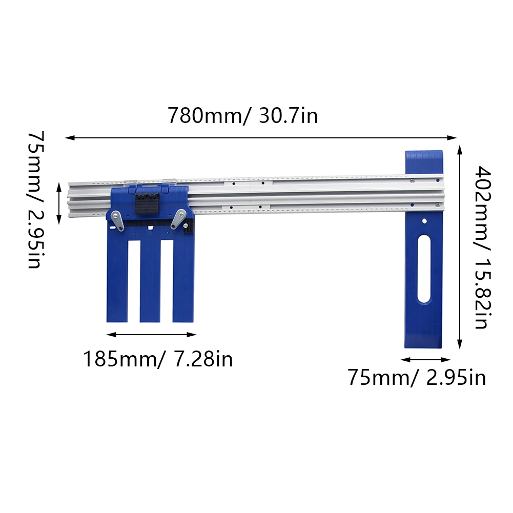

Track Guide Saw Bottom Plate Saw Guide Multifunction Circular Metal Wear-Resistant And Durable Woodworking Auxiliary Tools