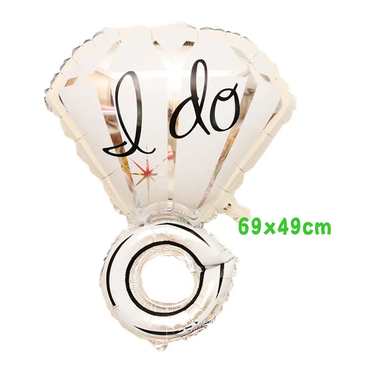 

Wedding balloon diamond ring aluminum film balloon Valentine's day wedding wedding decoration festive balloon supplies