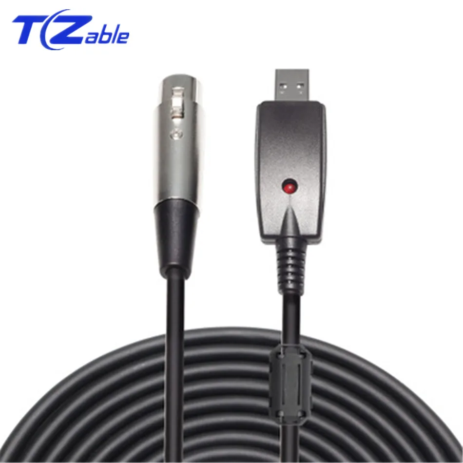 3 м XLR гитарный кабель аудио контактный разъем USB папа микрофон Ссылка музыкальный