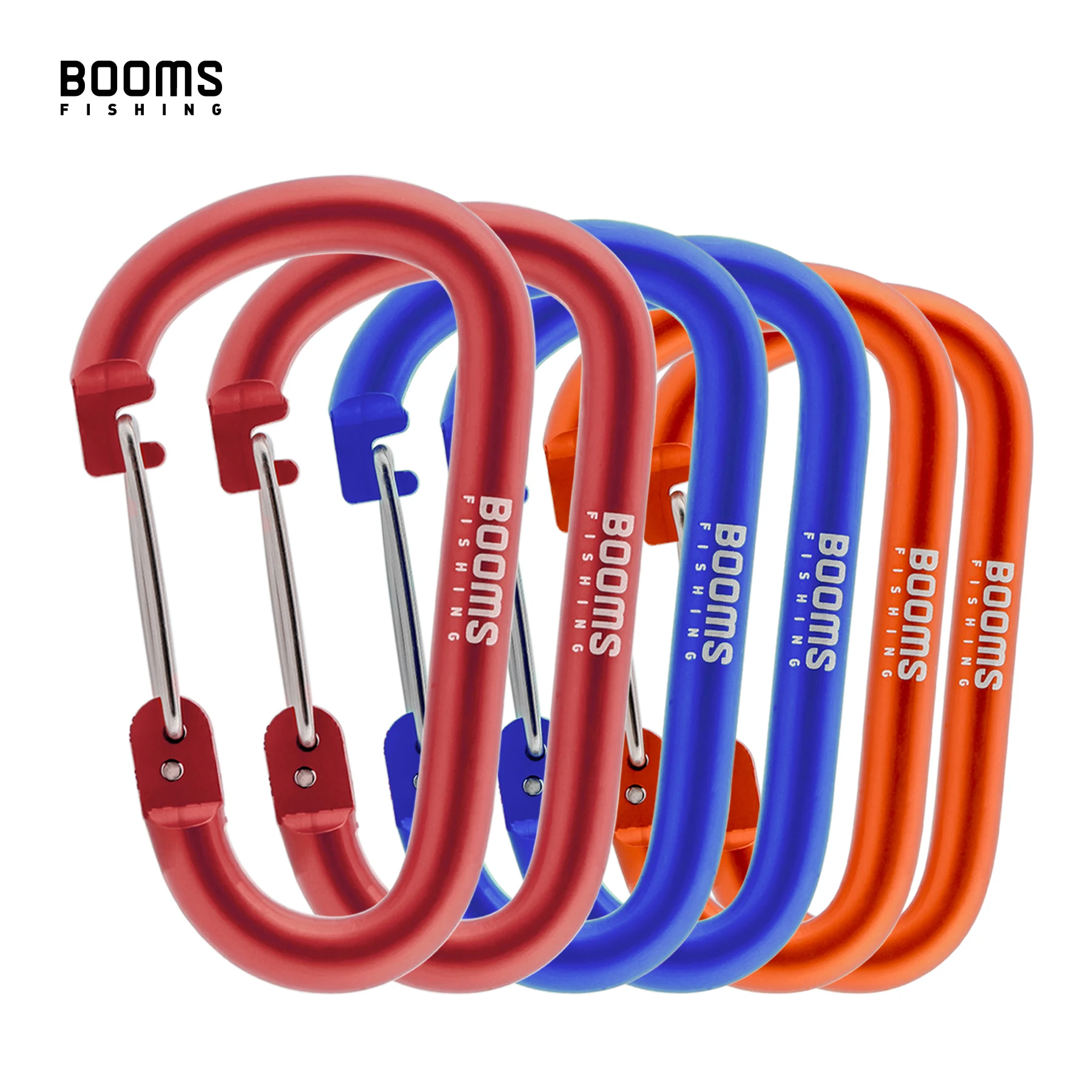 

Бум Рыбалка CC3 6 шт. алюминиевый сплав Карабин большой брелок D кольцо для отдыха на природе альпинизма зажим замок Пряжка крючок аксессуары