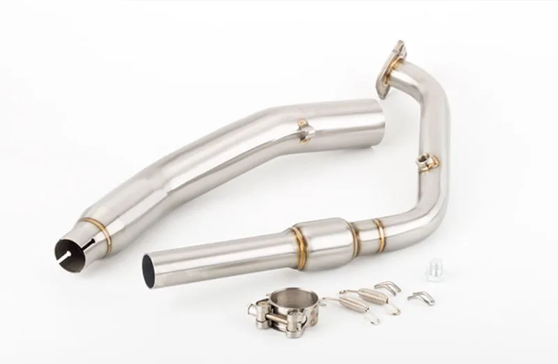 

Motorcycle exhaust middle link pipe front tube with DB killer escape moto for MT15 2020 2021 years