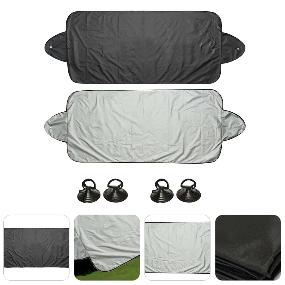 

2pcs Car Windshield Covers Protective Car Front Sunshade Cover Car Accessories