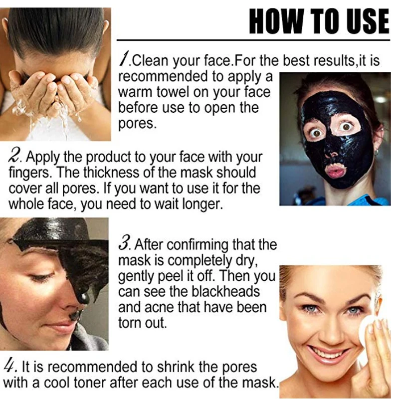 Лидер продаж маска CCPT из вулканической грязи для удаления черных точек глубокое