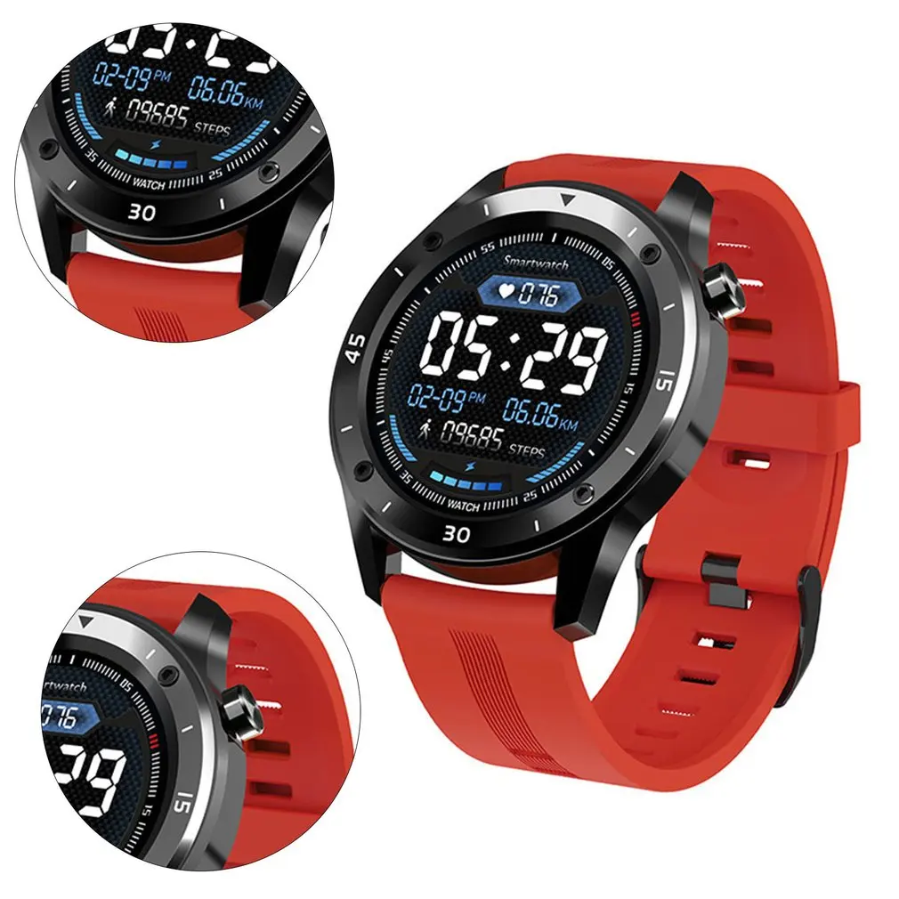 

F22 Round Smart Watch Men GPS Tracker Bluetooth Control 1.3 Inch Full Touch Heart Rate Smartwatch for Android Ios phones