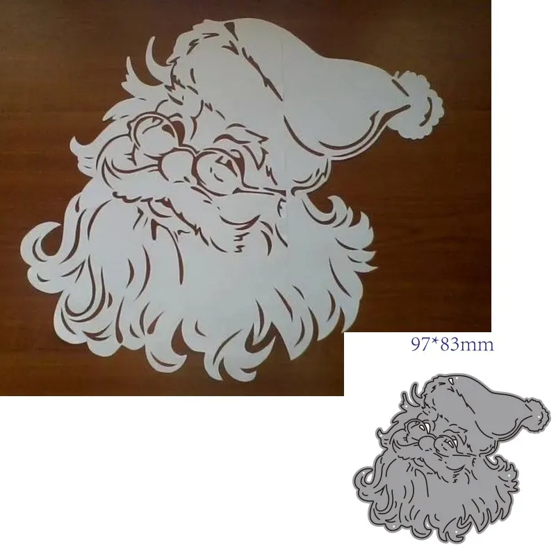 

Metal cutting dies cut die mold Santa Claus decoration Scrapbook paper craft knife mould blade punch stencils