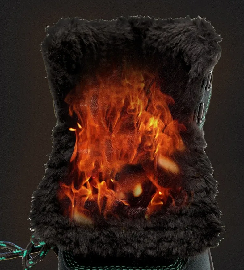 Мужские защитные ботинки зимние Бархатные рабочие с высоким стальным носком