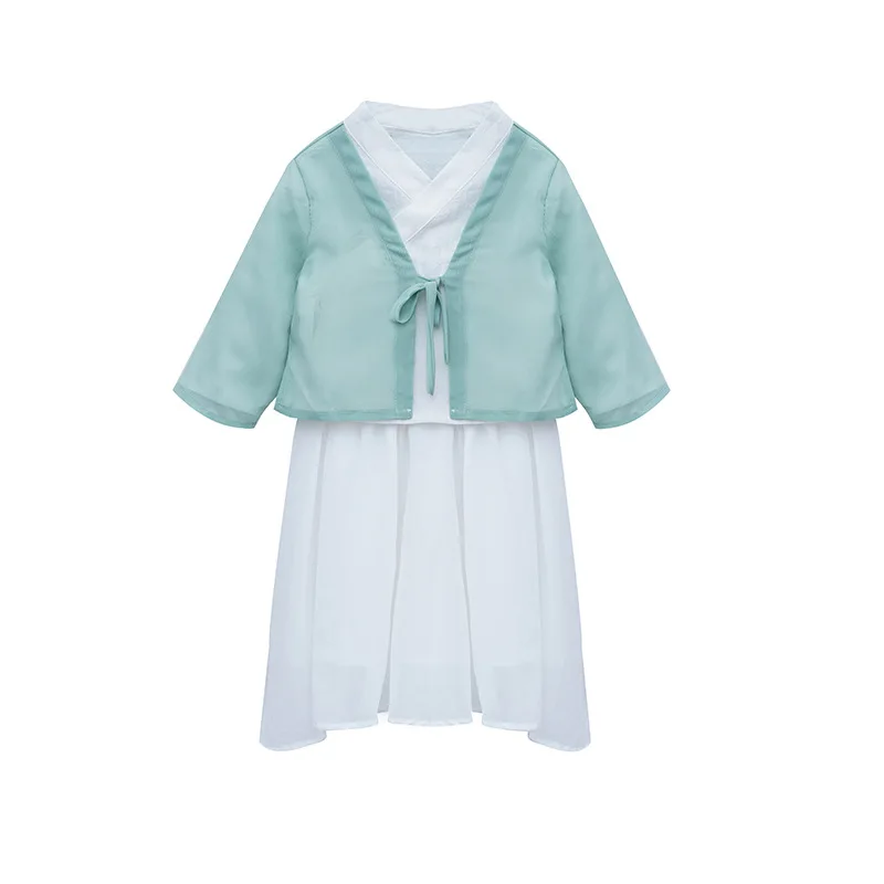 Hanfu/традиционная детская одежда в китайском стиле для девочек Одежда детей