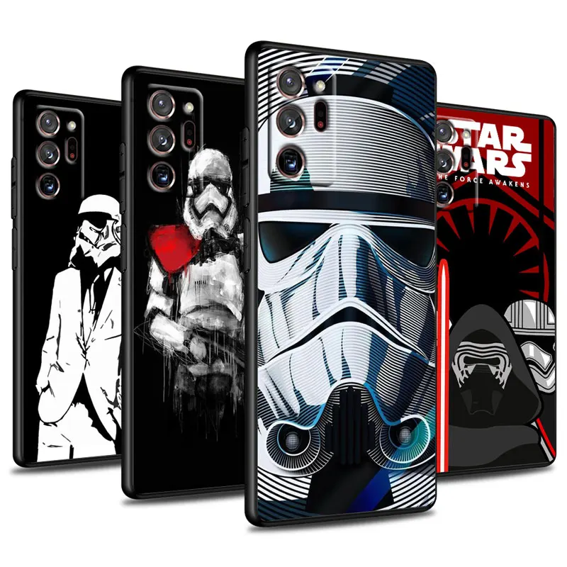 

Star Wars Jedi Knight For Samsung Galaxy Note 20 Ultra 10 Plus 5G M62 M60S M52 M42 M32 F52 Soft Black Phone Case