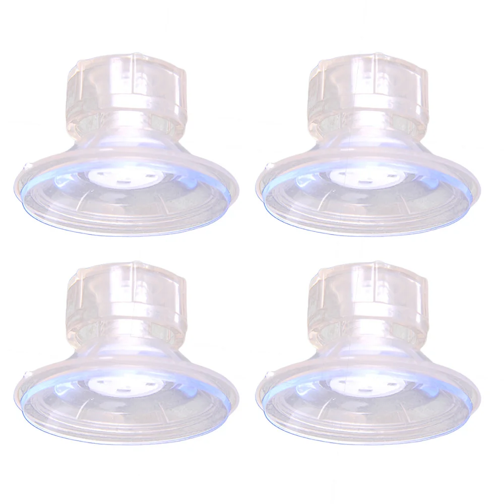 

4 Pcs Clear Suction Cup Sucker Pads with a Bolt Wall Hangers for Kitchen Office Bathroom