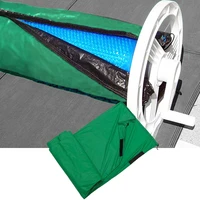 4 9m swimming pool cover outdoor dustproof waterproof uv protective pool solar roller reel cover solar blanket swimming 7 3m