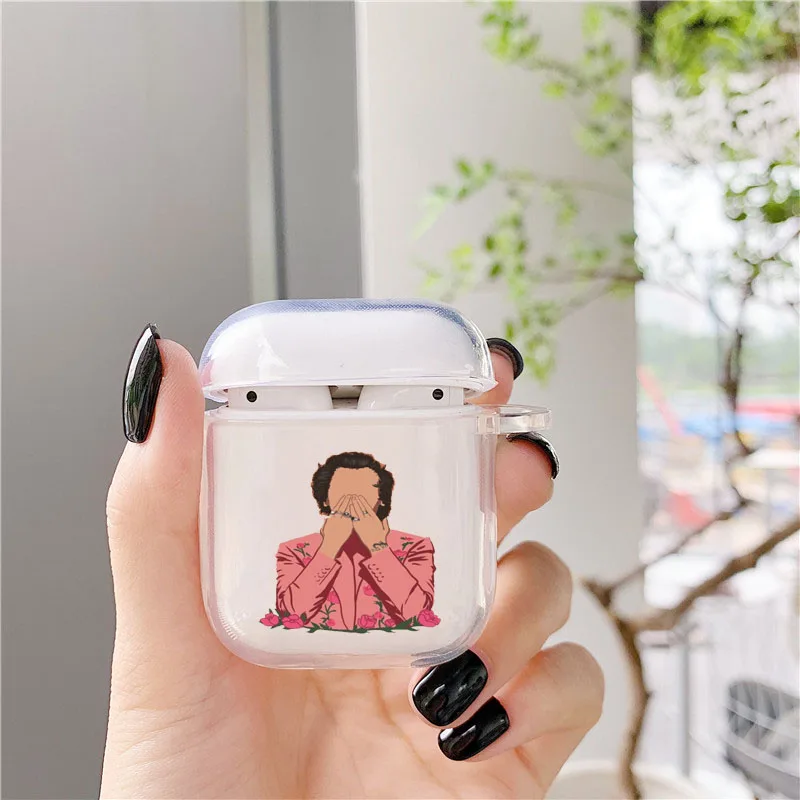 Новинка высококачественный чехол Гарри стилей для Apple Airpods мягкий прозрачный из
