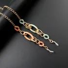 Шнур для очков, держатель для очков, маска для очков, цепочка с акриловыми пуговицами, цепочка для чтения, ожерелье, ремешок для очков, ожерелье