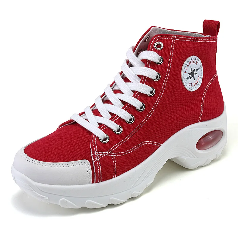 

New 2021 Spring Sneakers Women's Vulcanized Shoes Canvas Shoes Large Size Women's Shoes Casual Platform Shoes Tenis Feminino