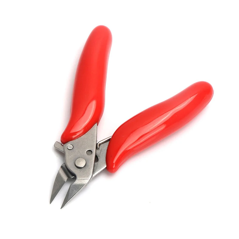 

Diagonal Pliers 3.5 Inch Mini Wire Cutter Small Soft Cutting Electronic Pliers Wires Insulating Rubber Handle Model Pliers