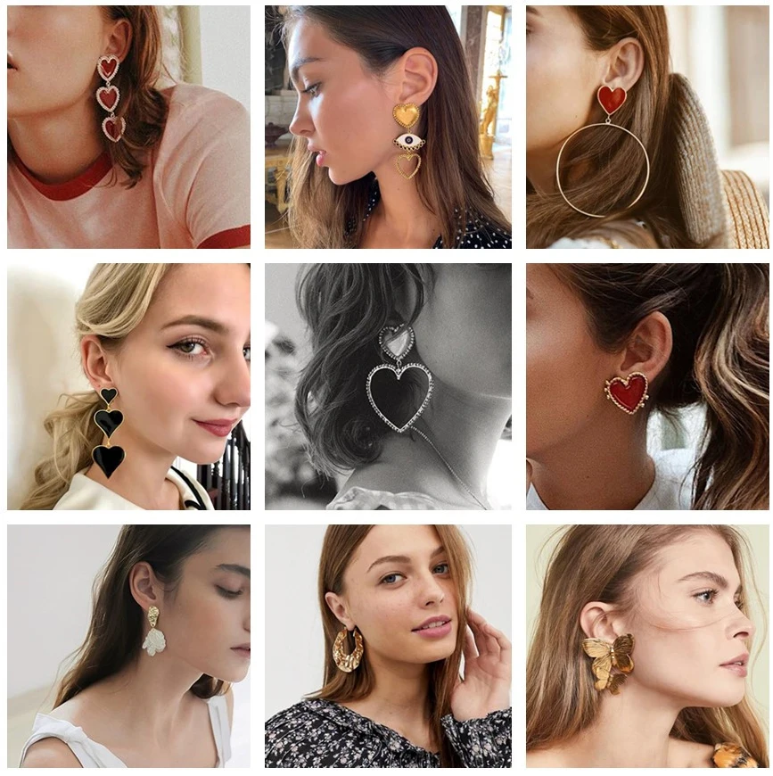 Женские длинные висячие серьги docona 9 стильные модные круглые с подвесками