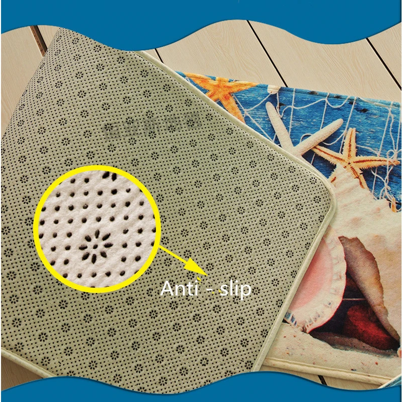 2 предмета/партия коврики для Кухня мягкие нескользящие носки тапочки