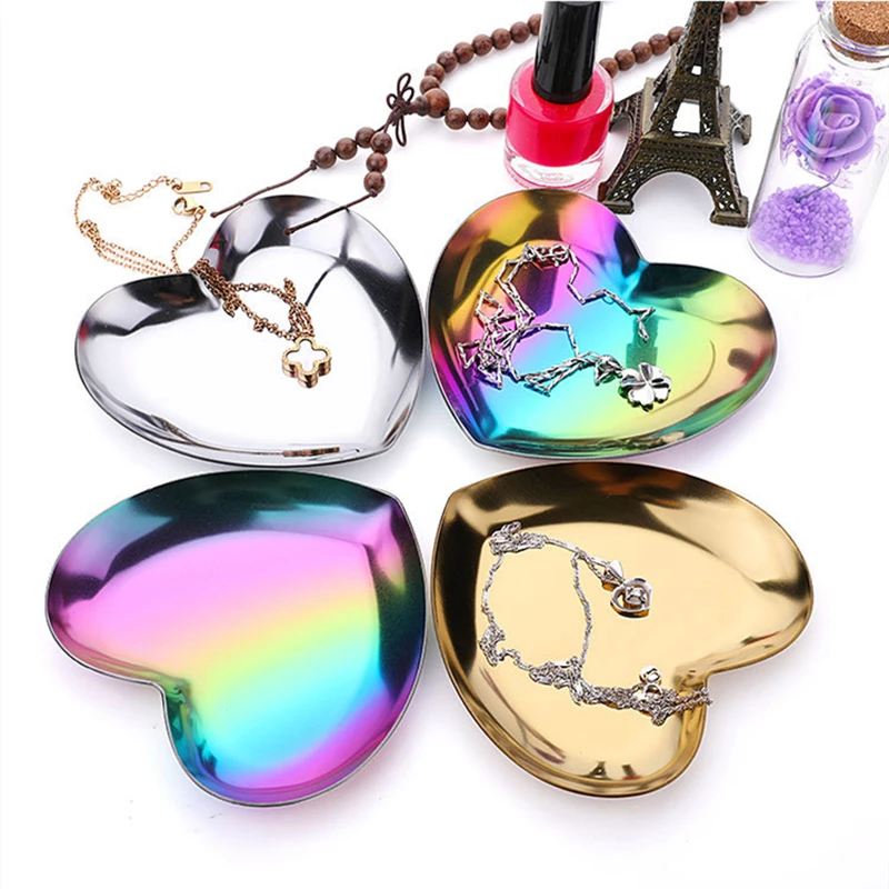 Поднос в форме сердца для хранения фруктов ювелирных изделий поднос пищевых