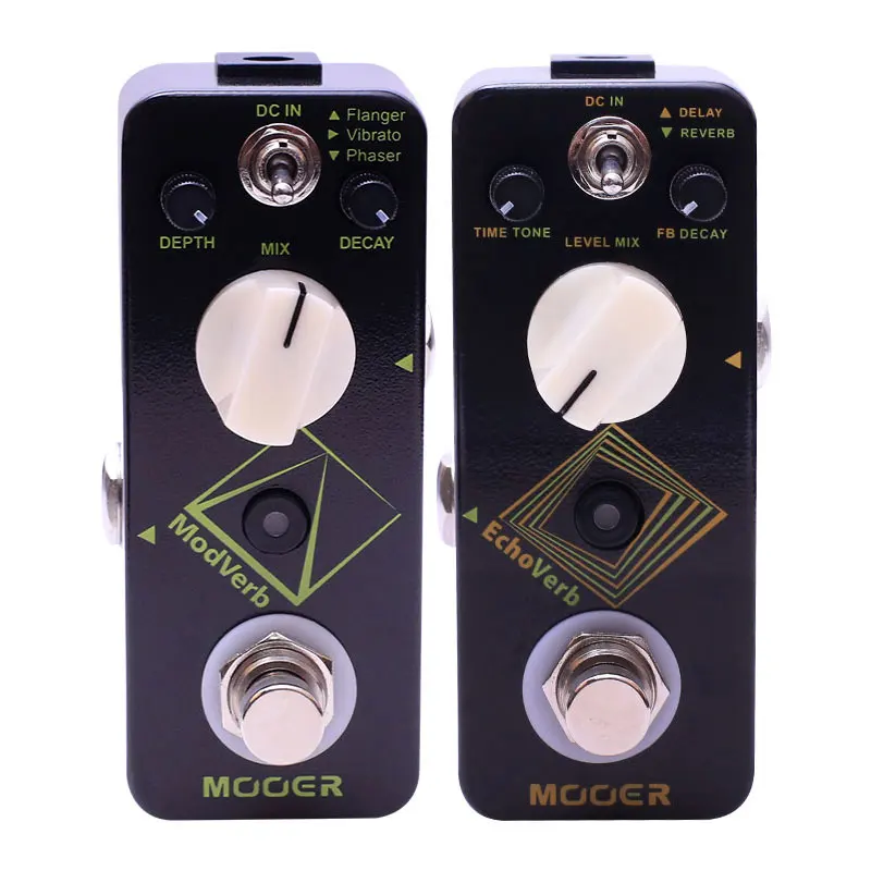 MOOER ecoverb цифровой ревербератор с задержкой/Modverb модулятор педаль для гитары |
