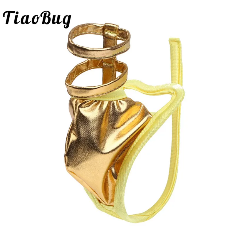 TiaoBug/мужские сексуальные купальники C-string, нижнее белье для геев, тонкие прозрачные трусики с вырезом из лакированной кожи, бикини, трусы, мужское нижнее белье, трусики