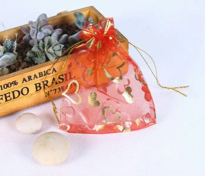 100 шт. прозрачные подарочные сумки из органзы | Дом и сад