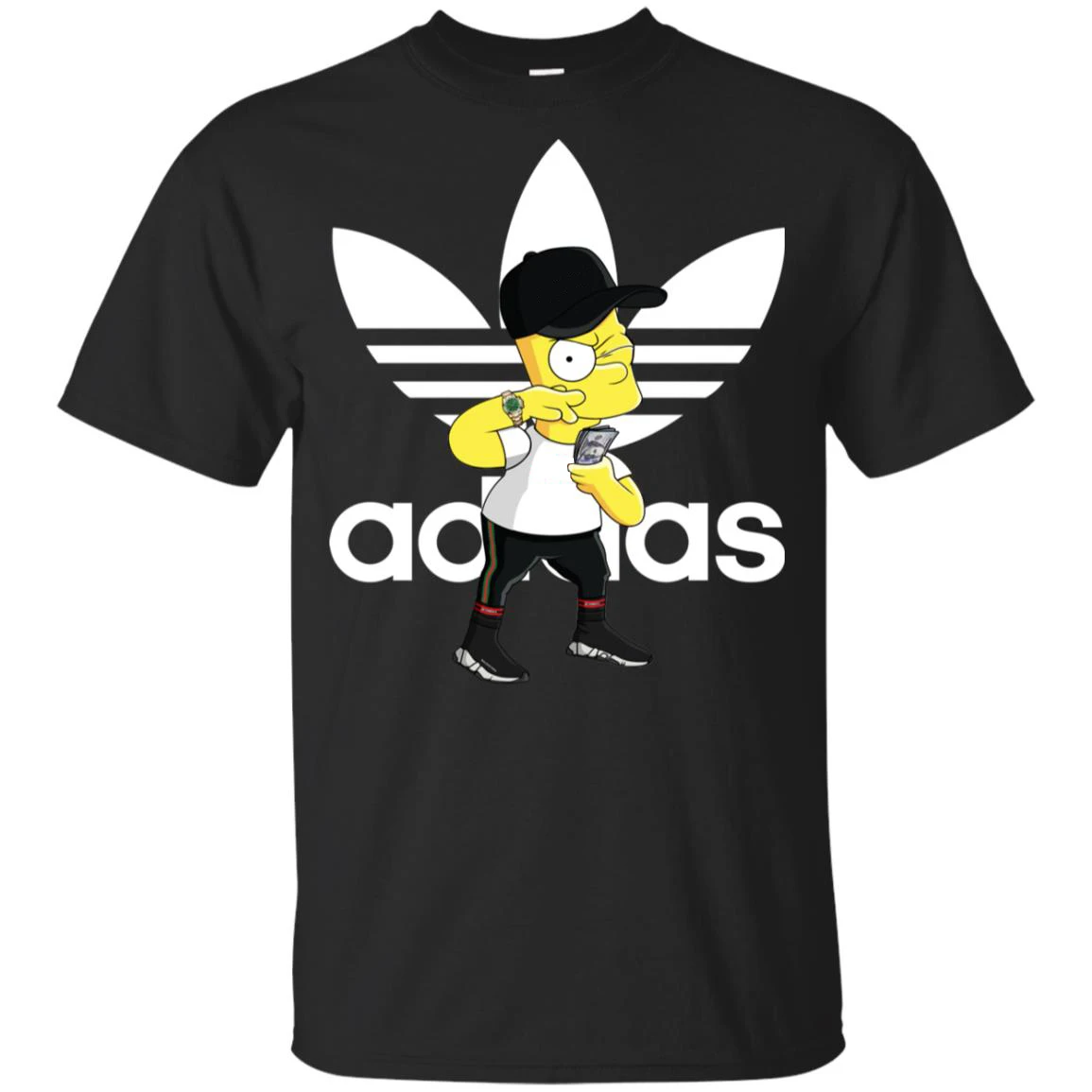 HYPEBEAST Барт Симпсон рихкид Молодежная Футболка одежда модная футболка с круглым