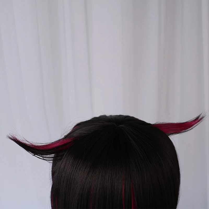 UWOWO витая Страна Чудес Lilia Vanrouge косплей парик Diasomnia 30 см Черная роза красная