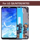 Оригинальный ЖК-дисплей 5,5 дюйма для LG Q6 с сенсорным экраном дигитайзер для LG Q6 ЖК-дисплей запасные части Бесплатная доставка