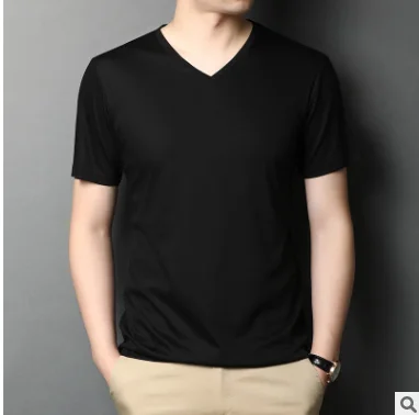 

Men's cotton fashion casual short-sleeved T-shirt 2728