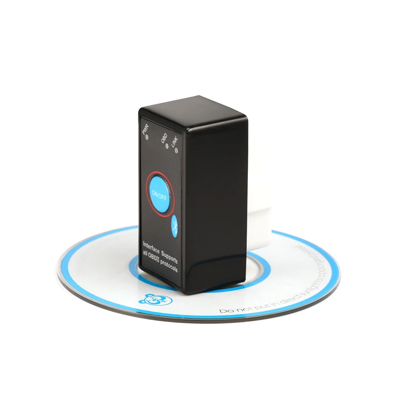 Супер Мини ELM327 Bluetooth V2.1 с вкл/выкл кнопка выключателя питания ELM 327 OBD2
