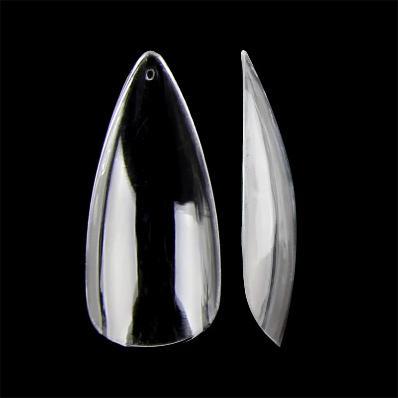 500 шт шпильки накладные ногти система расширения средняя капля полное покрытие