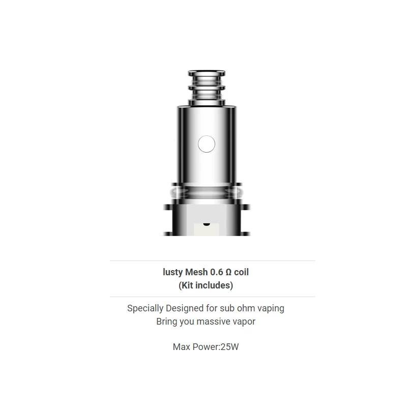 Nevoks Lusty Aio сменная катушка для pod Комплект sub ohm/MTL Vaping vape аксессуары электронная