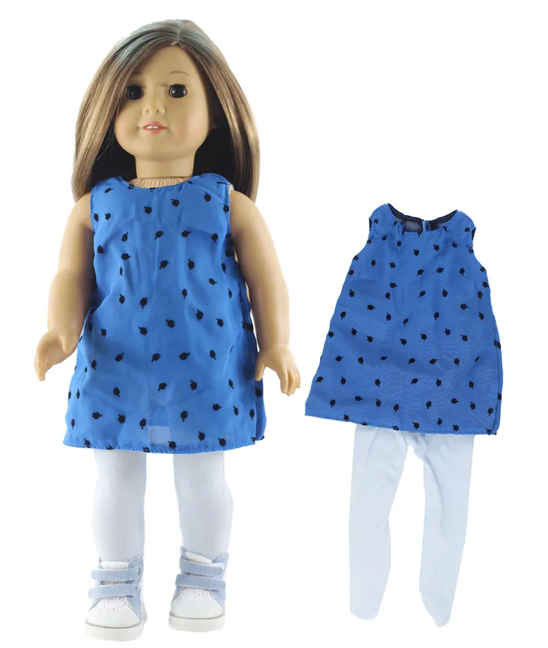 Новинка 10 комплектов кукольной одежды для 18 дюймовых американских кукол костюмы