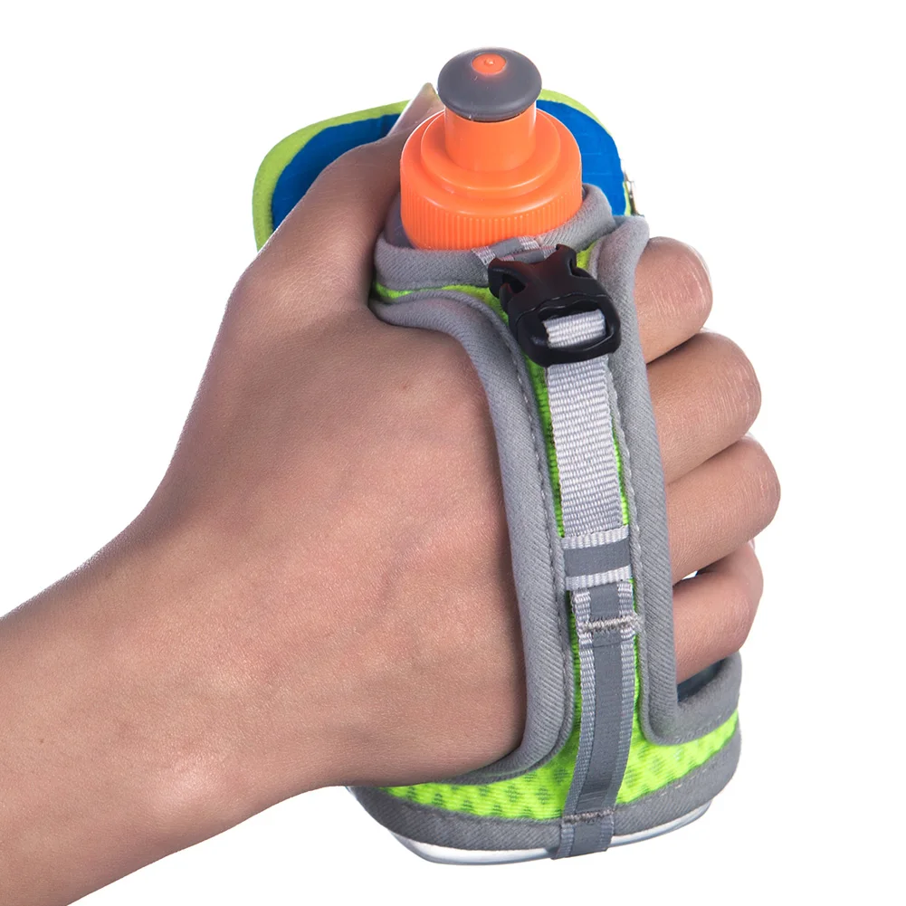 AONIJIE E907 Running Hand-free Hand-held Water Bottle Holder Wrist Storage Bag Hydration Pack Hydra Fuel Flask Marathon Race