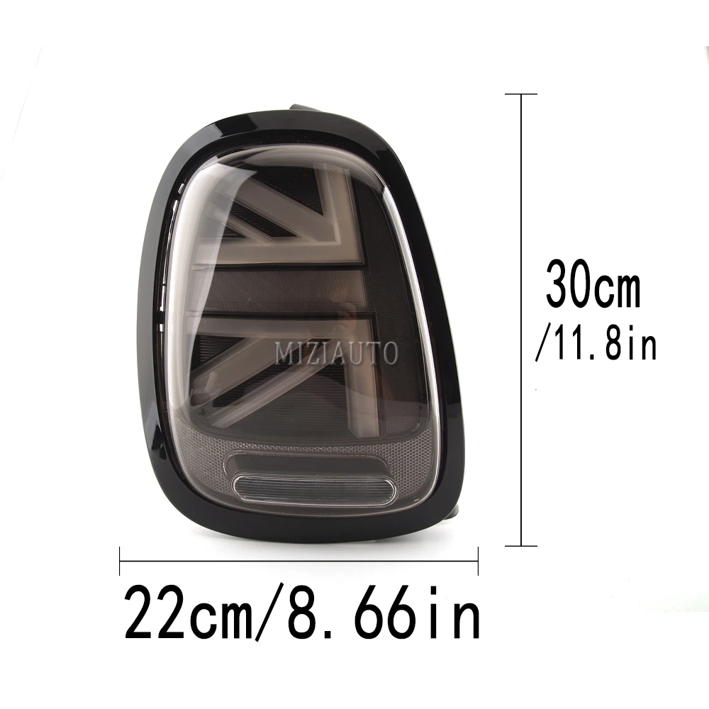 Задние фары крышка аксессуары для BMW MINI F55 F56 F57 2013-Now черный задний стоп-сигнал