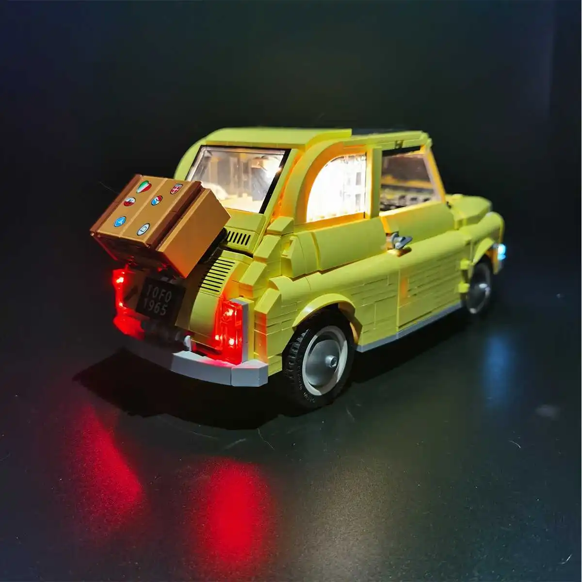 

LED Lighting Kit for Creator 10271 for Fiat 500 Classic Car Blocks Bricks Toy (Model Not Included) with Remote Control