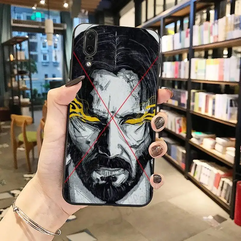 

John Wick famous actor Phone Case For Huawei honor Mate P 10 20 30 40 i 9 8 pro x Lite smart 2019 nova 5t