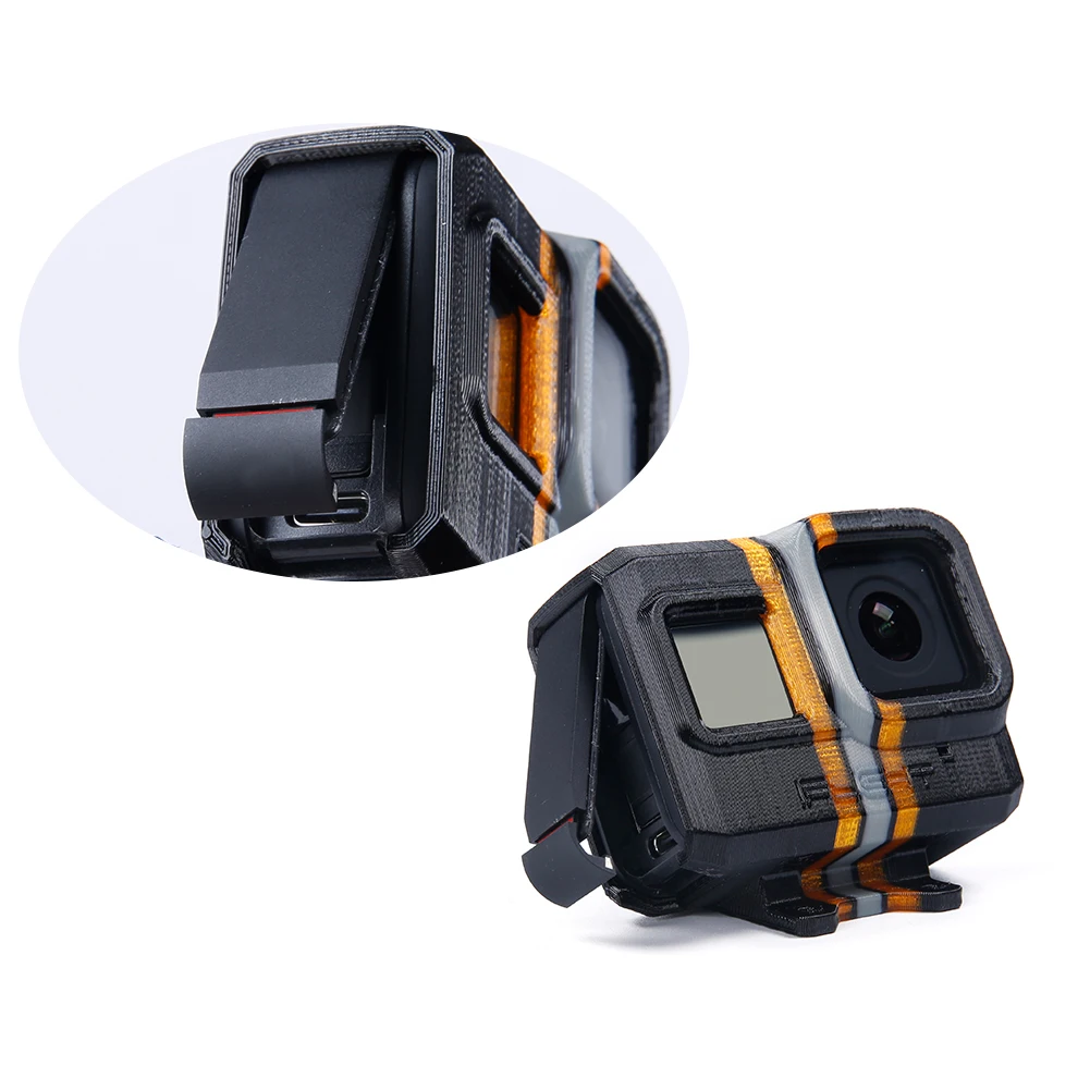 IFlight 3D Печатный TPU Gopro hero 8 Крепление камеры/протектор 30 ° полностью закрытый с УФ