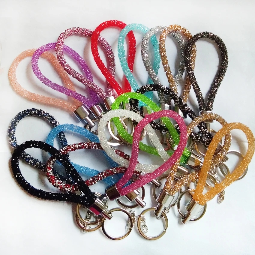 Новинка 2020 кожаная цепочка для ключей из смолы Ручная Веревка аксессуары