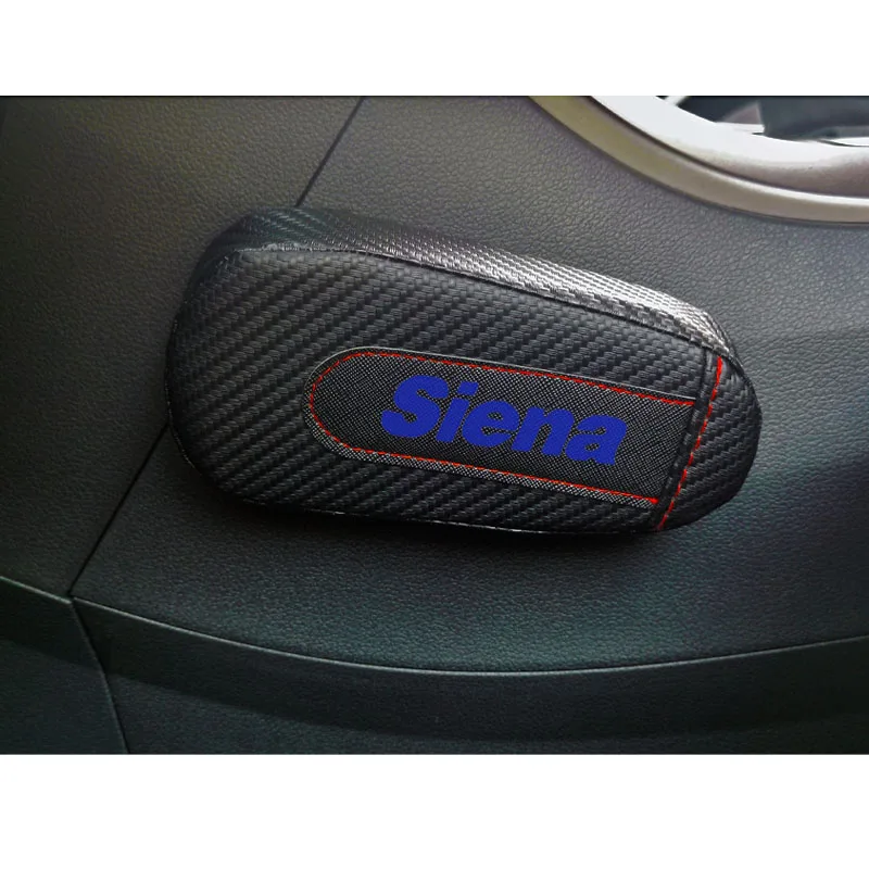 1 шт. автомобильный наколенник из углеродного волокна для Fiat Siena|Опоры сидений| |