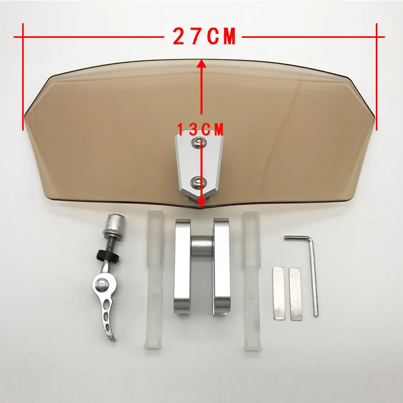 Удлинитель для лобового стекла мотоцикла Универсальный Регулируемый зажим Honda