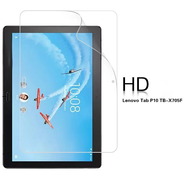 

Matte Anti-Glare Film For Lenovo Tab M10 P10 TB-X705F 10.1 in HD Clear Glossy Screen Film Front Cell Phone Cover + Cloth Tools