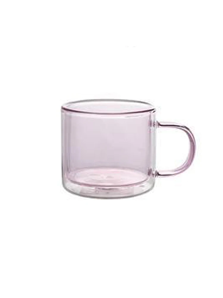 

New Heat-resistant Double Wall Glass Cup Espresso Coffee Cup Set Handmade Beer Mug Tea Glass Whiskstant Tea Mugs Home Coffee Mug
