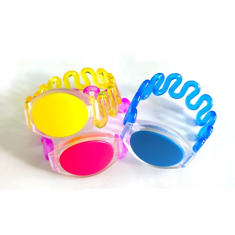 random color-B 5 шт./лот RFID 125 кГц браслет ID EM4305 умный Браслет для бассейна тренажерный зал клуб перезаписываемый - Цвет: random color-B