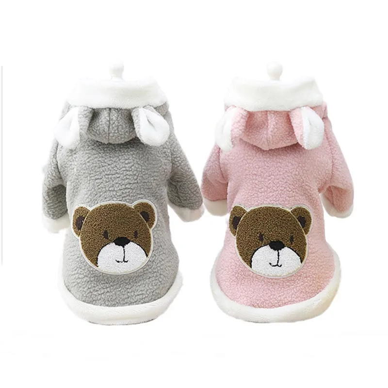 

Warm Dog Clothes For Small Medium Dogs Chihuahua Yorksire Winter Puppy Plush Clothing Cute Cat Costume Pet Coat Teddy Pora Perro