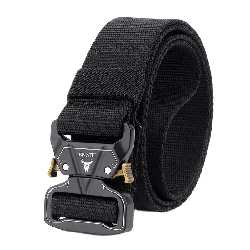 Ремень мужской тактический прочный нейлоновый пояс в стиле милитари с