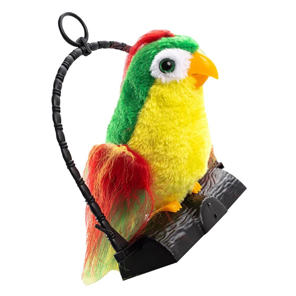 

1 шт. говорящий попугай для записи, Детский обучающий Электрический Попугай (батарея)