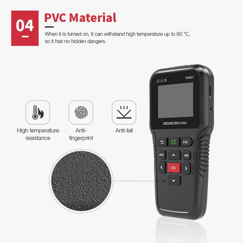 

Code Reader Scanner Tool Support Free Update Full OBD2 Functions Battery Check PK KW850 CR3008 Auto Code Scanner New