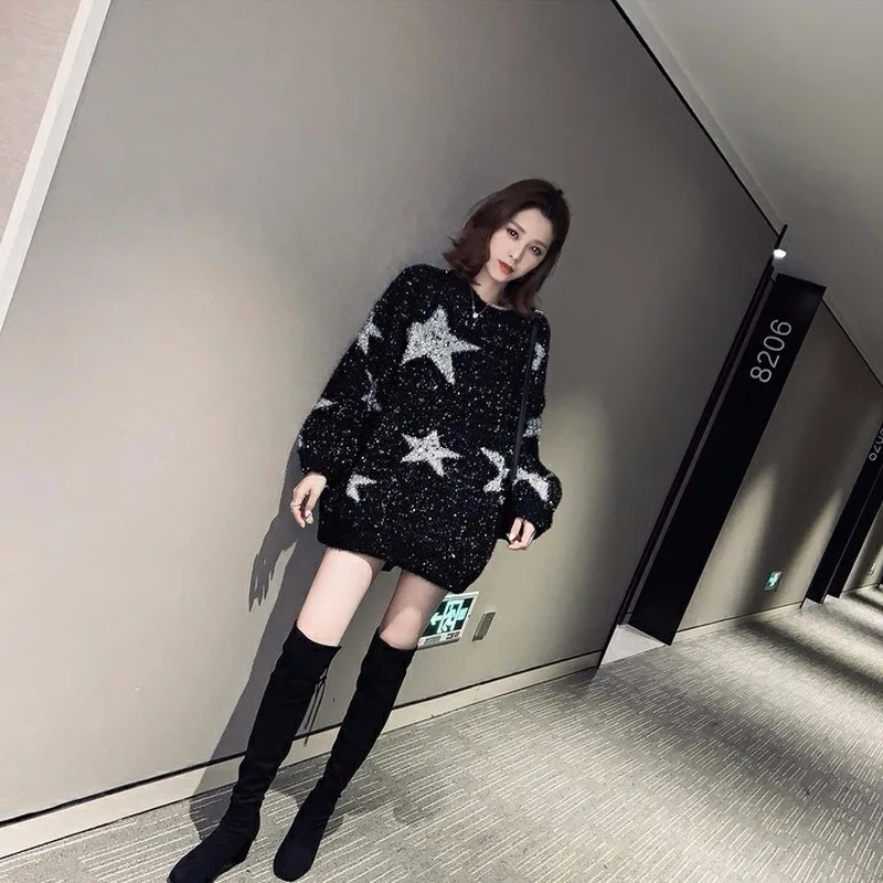 Весна и осень 2020 новая Корейская версия яркого Шелкового пуловера с круглым