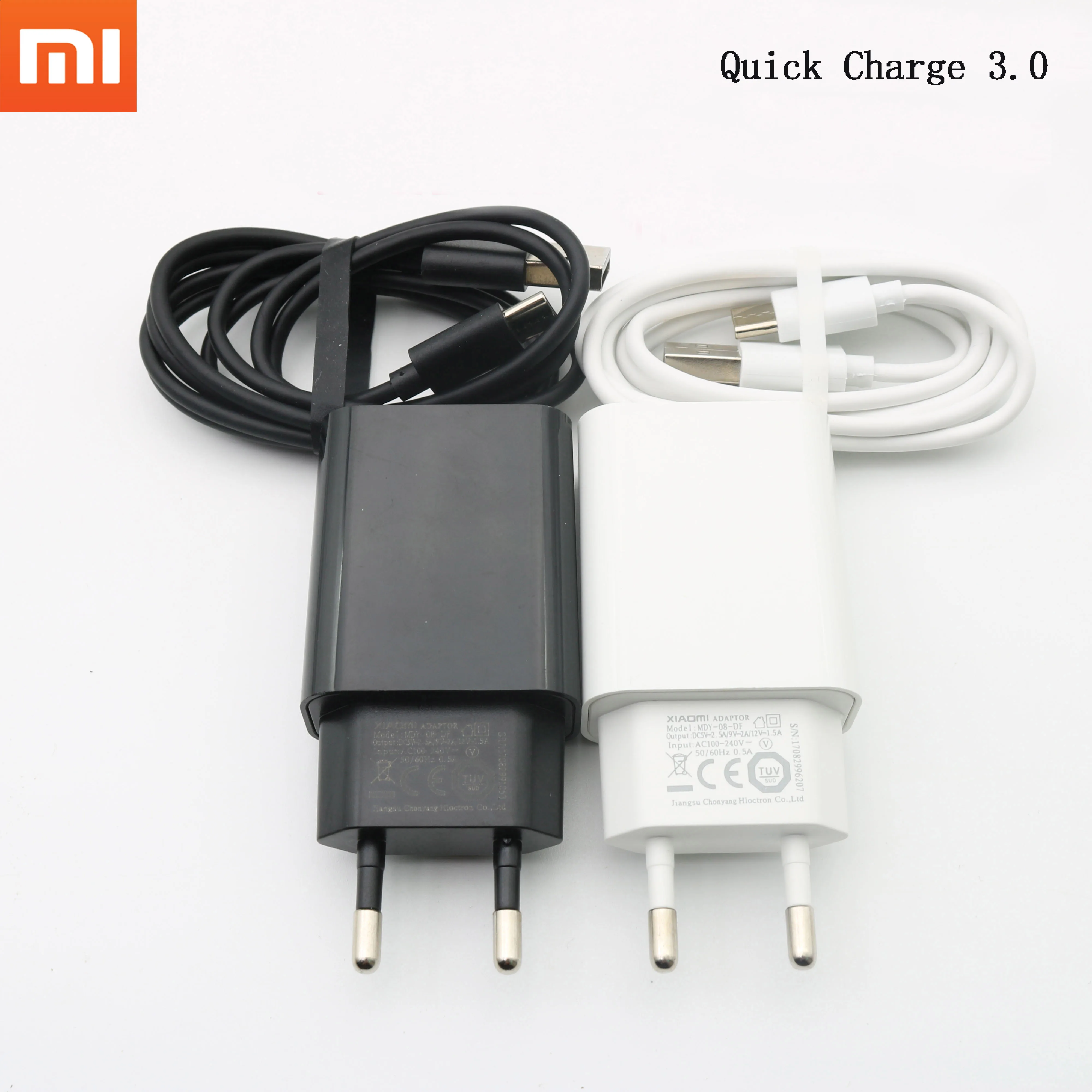 Оригинальное зарядное устройство Xiaomi QC 3 0 адаптер для быстрой зарядки кабель usb