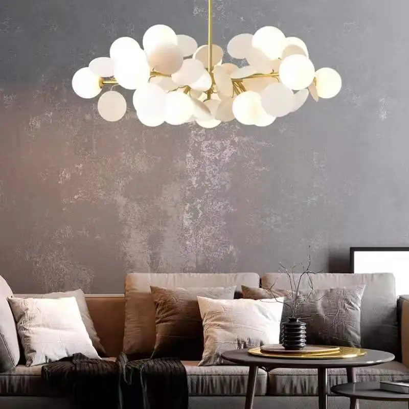 

Modern Chandelier Nordic Minimalist Pendant lighting Living room Bedroom Personality Creative Designer Warm and Romantic Lamp